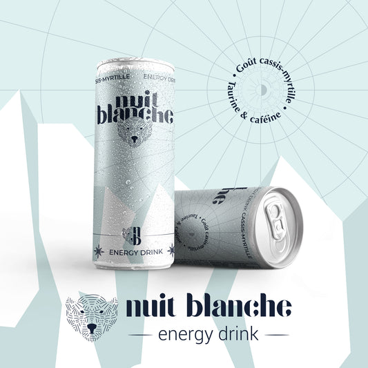 Nuit Blanche Energy Drink - Cassis/Myrtille