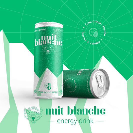 Nuit Blanche Energy Drink - Menthe/Citron