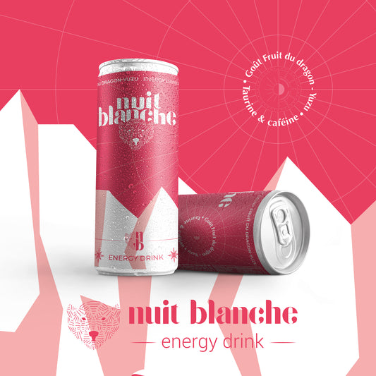 Nuit Blanche Energy Drink - Fruit du Dragon/Yuzu